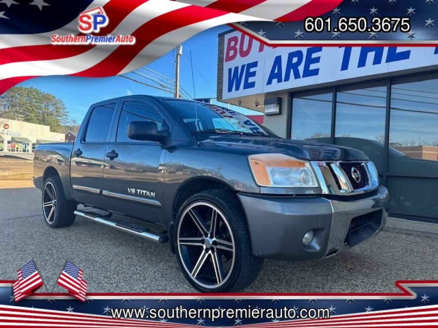 2011 GRAY NISSAN TITAN S; SL; SV (1N6BA0ED3BN) , located at 922 W. Beacon St., Philadelphia, MS, 39350, (601) 650-3675, 32.770447, -89.127151 - Photo#0